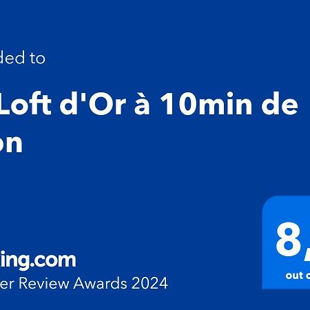 샹파뉴-오-몽-도르 Le Loft D'Or A 10Min De Lyon 아파트 외부 사진