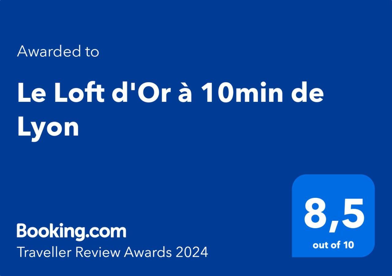 샹파뉴-오-몽-도르 Le Loft D'Or A 10Min De Lyon 아파트 외부 사진